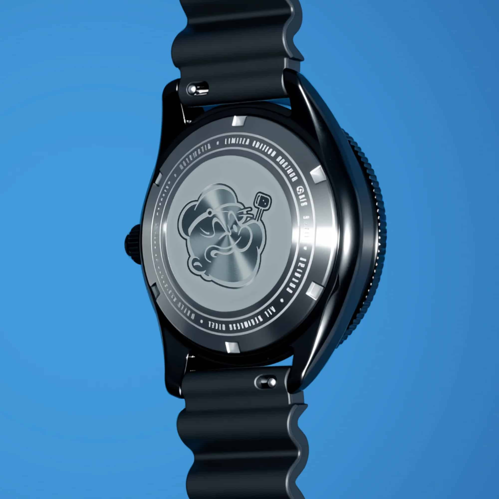 MONTRE SPINNAKER CHALLENGER POPEYE ANCHOR ARMS NOIR – Image 2