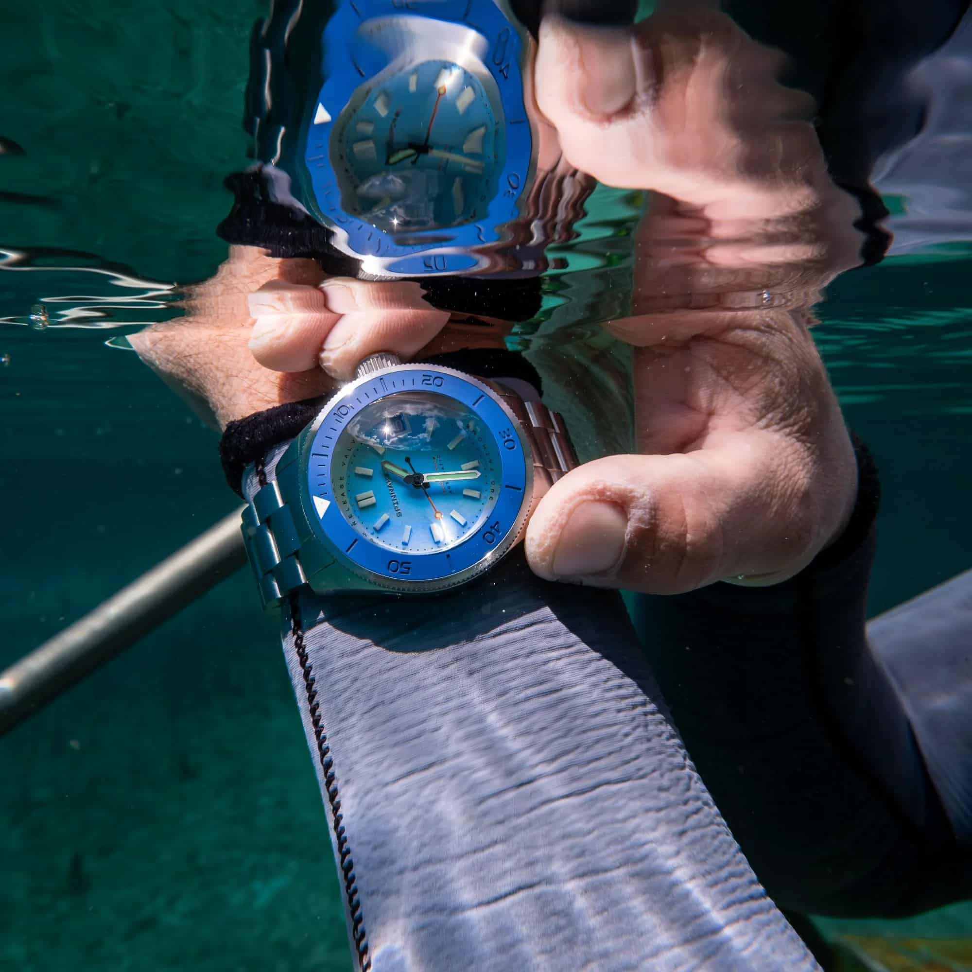 MONTRE SPINNAKER PICCARD AUTOMATIQUE BLEU – Image 7