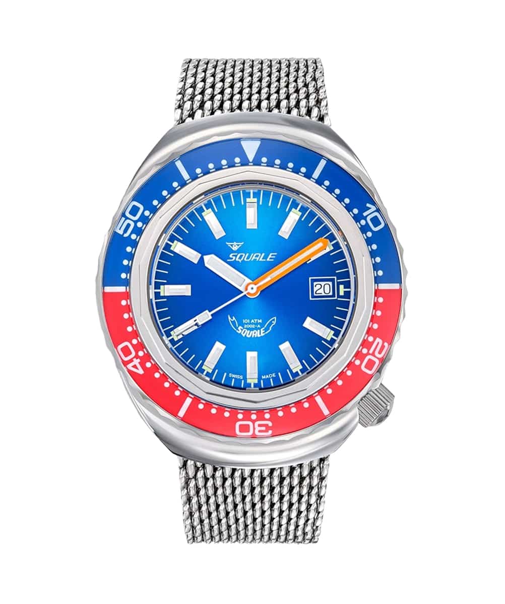 MONTRE SQUALE SERIE 2002 BLUE RED