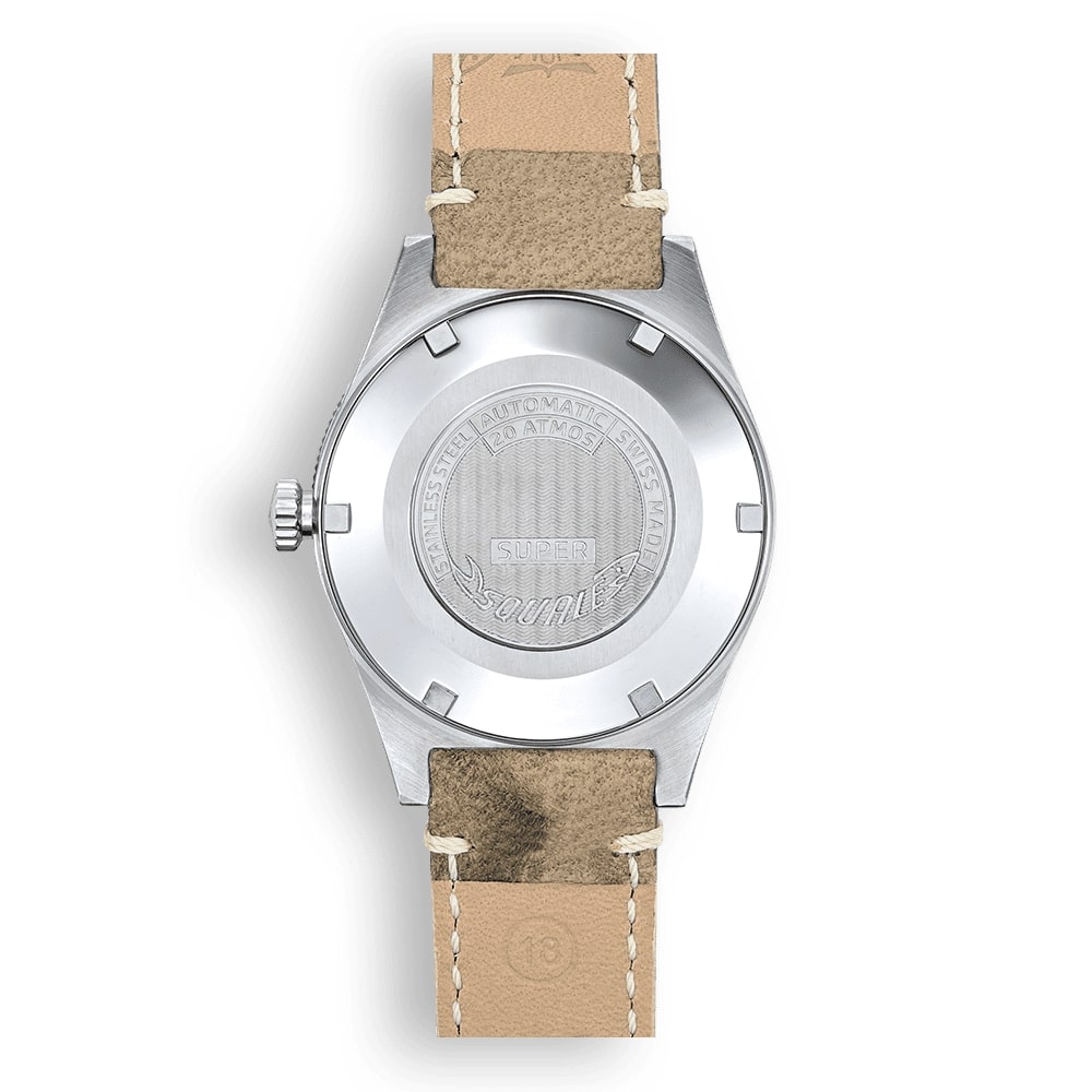 MONTRE SQUALE SERIE SUPER-SQUALE SUNRAY BROWN LEATHER – Image 3