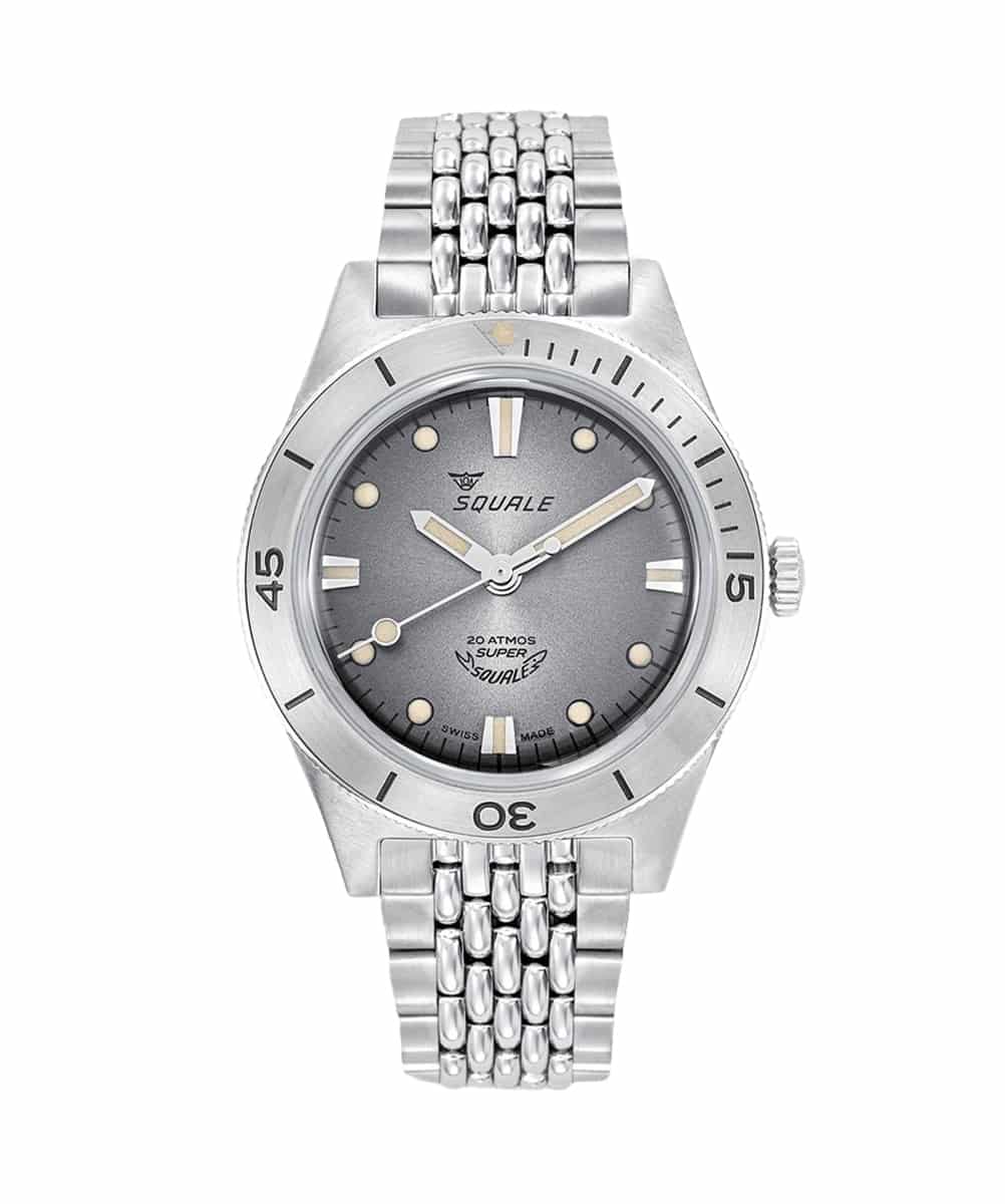 MONTRE SQUALE SERIE SUPER-SQUALE SUNRAY GREY BRACELET