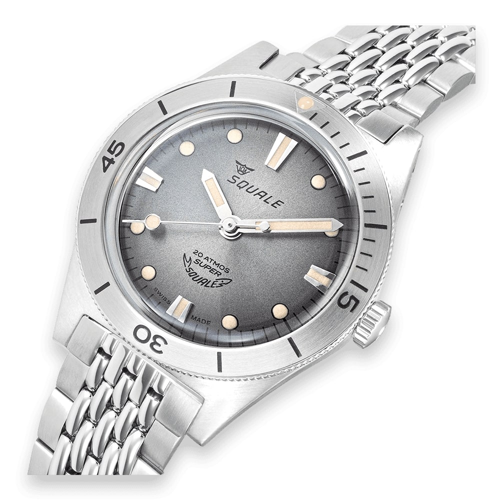 MONTRE SQUALE SERIE SUPER-SQUALE SUNRAY GREY BRACELET – Image 3