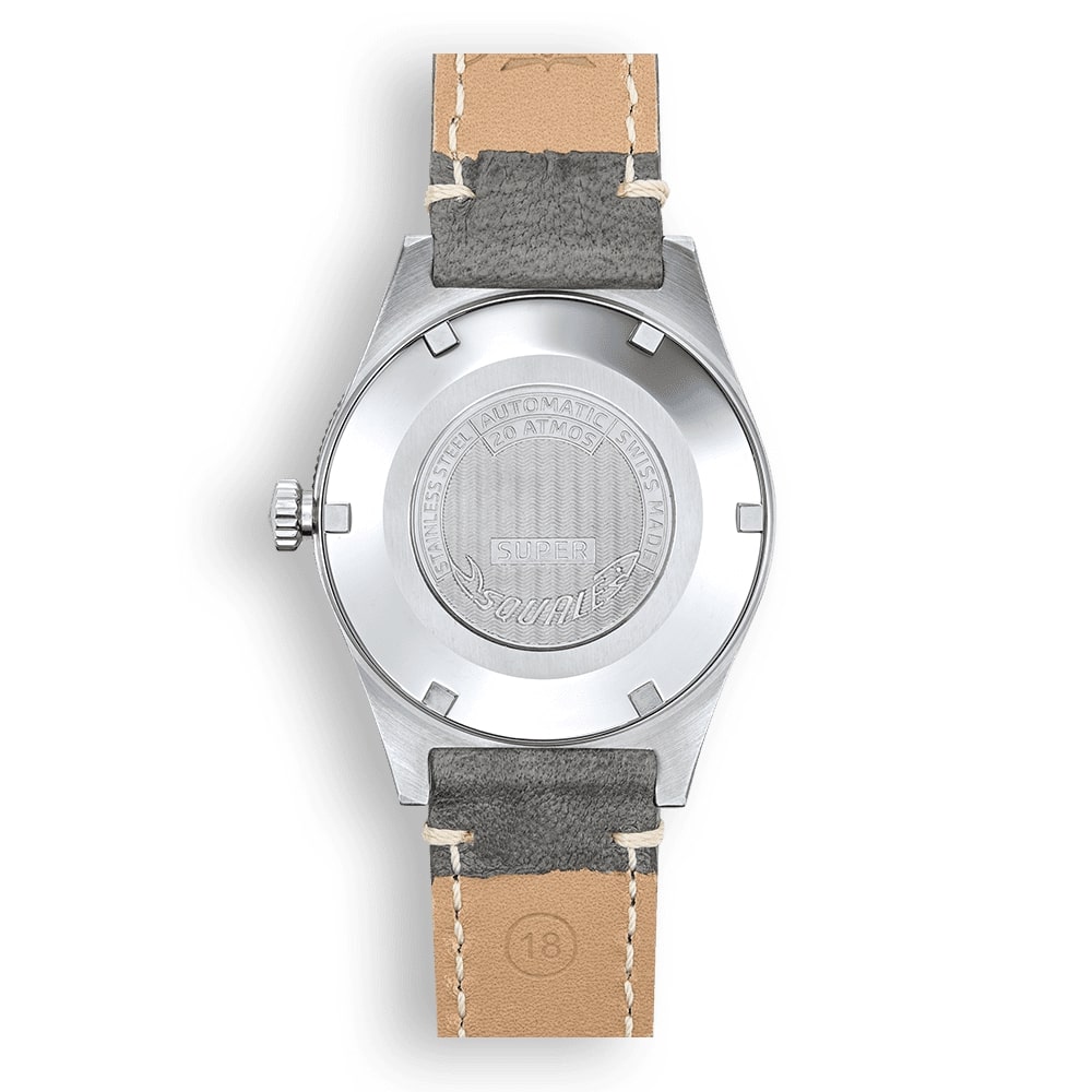 MONTRE SQUALE SERIE SUPER-SQUALE SUNRAY GREY LEATHER – Image 5