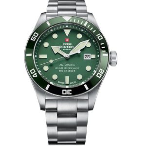 MONTRE SWISS MILITARY DEEP GREEN 500M