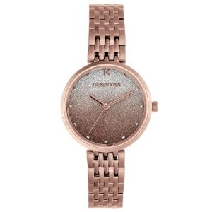 MONTRE TRENDY KISS FEMME ANALOGIQUE ROSE BOÎTIER RONDE