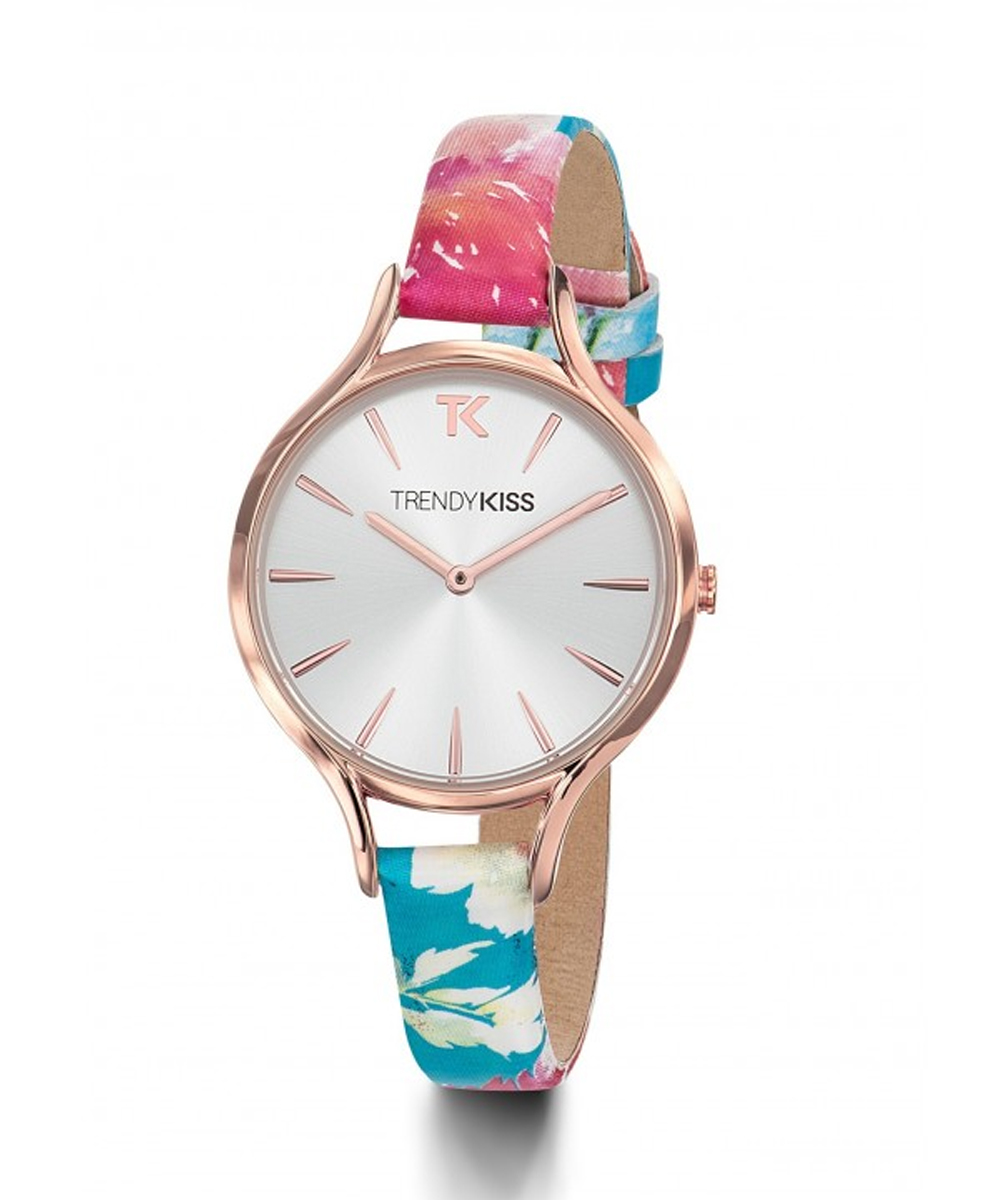 MONTRE TRENDY KISS FEMME ANALOGIQUE CUIR TRICOLOR – Image 2