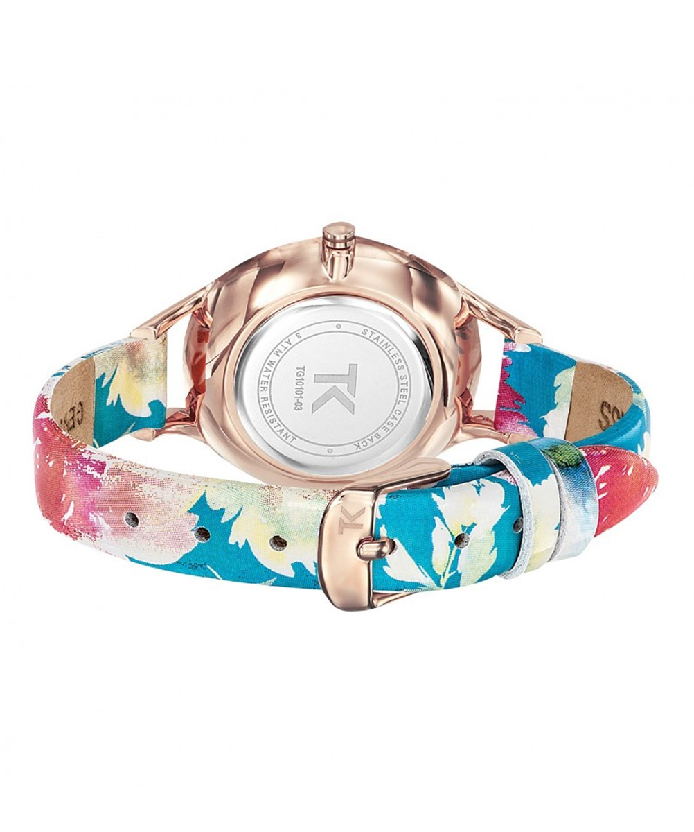 MONTRE TRENDY KISS FEMME ANALOGIQUE CUIR TRICOLOR – Image 3