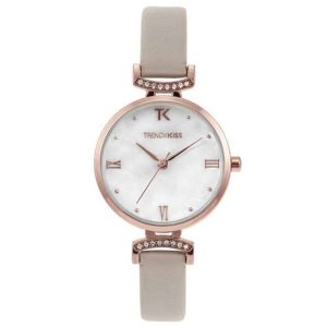 MONTRE TRENDY KISS ANALOGIQUE CUIR GRIS