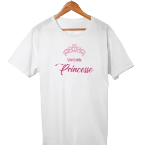 T-shirt Enfant "Véritable Princesse"