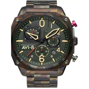 MONTRE AVI-8 CHRONOGRAPHE RÉTROGRADE