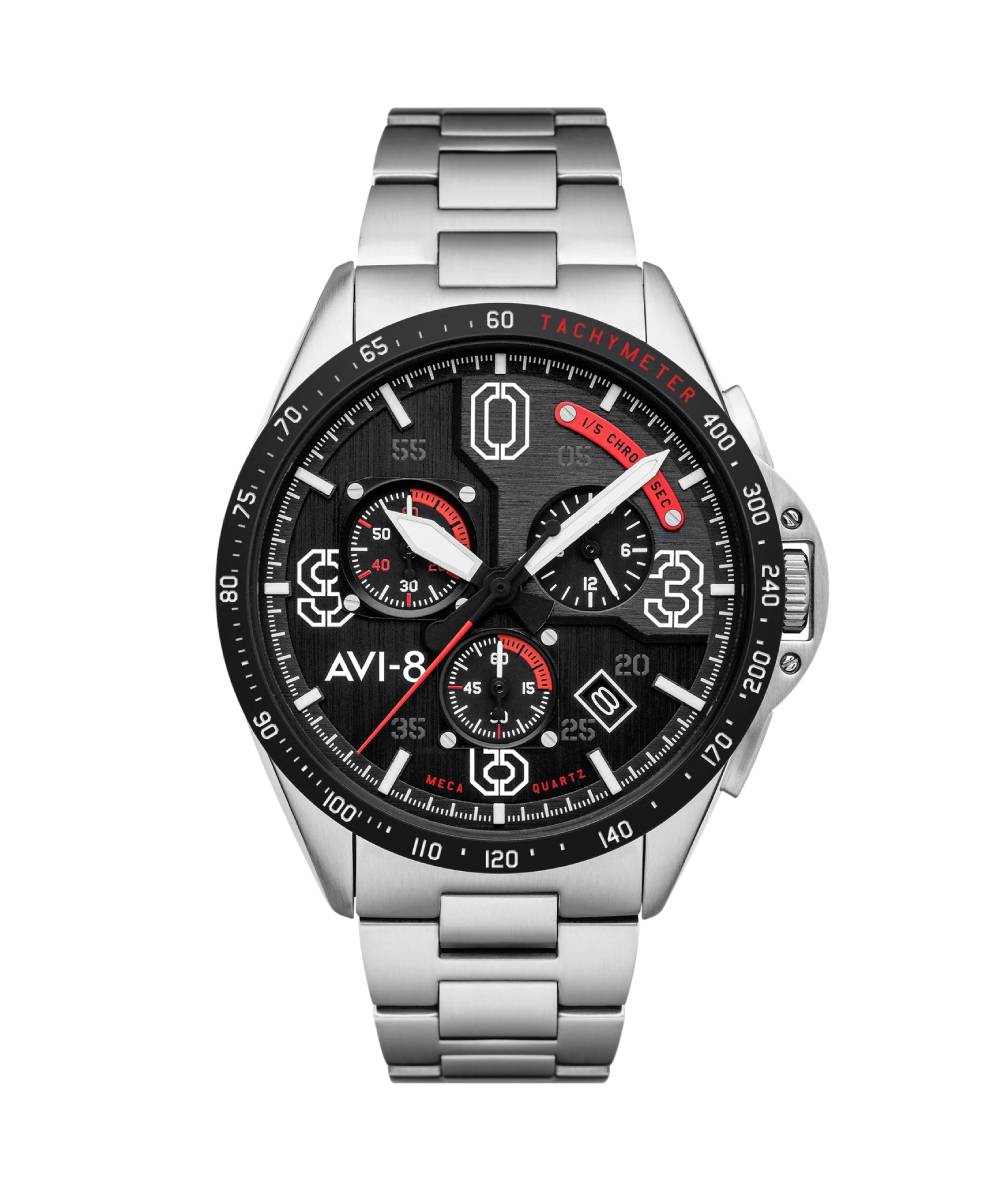 MONTRE AVI-8 P-51 MUSTANG – QUARTZ CHRONOGRAPHE