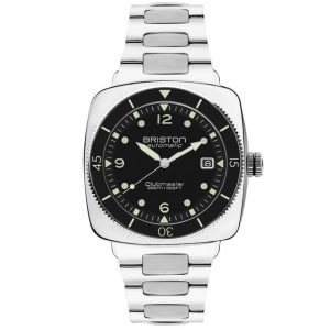 MONTRE BRISTON CLUBMASTER DIVER ACIER NOIR