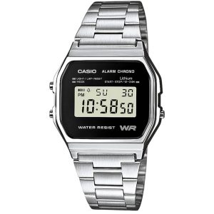 MONTRE CASIO VINTAGE RETRO NUMÉRIQUE ARGENT