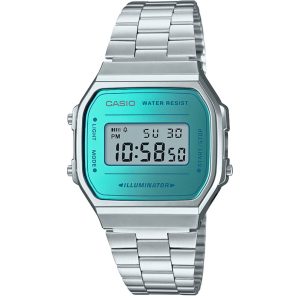 MONTRE CASIO MIROIR RÉTRO VINTAGE TURQUOISE
