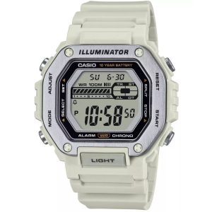 MONTRE CASIO ILLUMINATOR DIGITAL RÉSINE BLANC