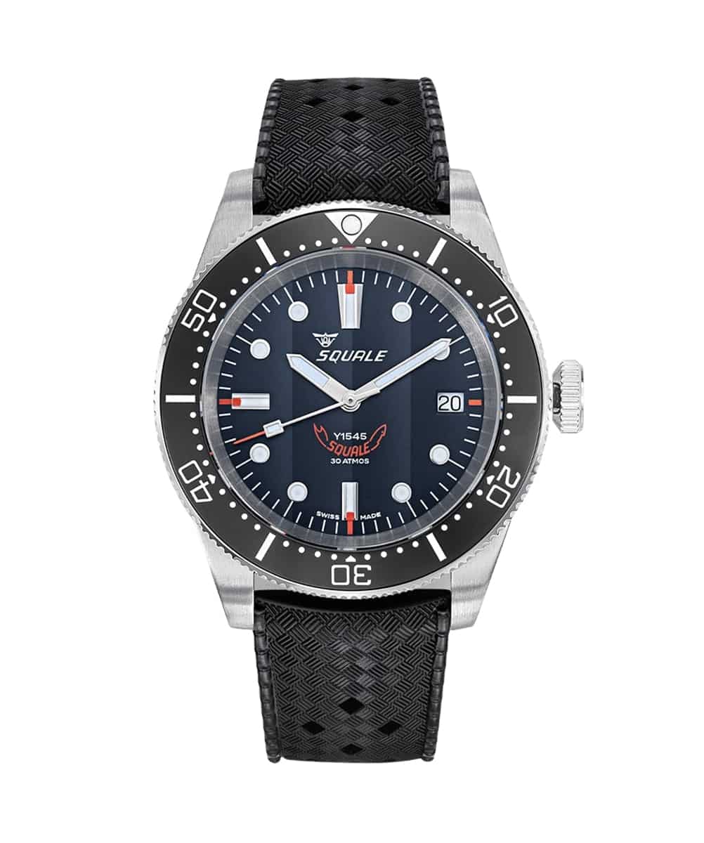 MONTRE SQUALE SERIE 1545 BLACK RUBBER