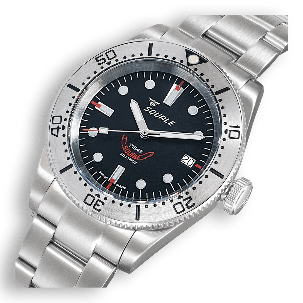 MONTRE SQUALE SERIE 1545 STEEL BLACK BRACELET – Image 5