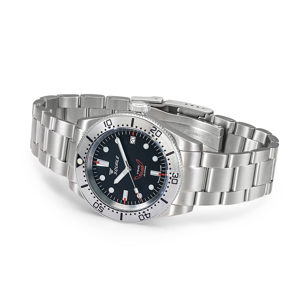 MONTRE SQUALE SERIE 1545 STEEL BLACK BRACELET – Image 6