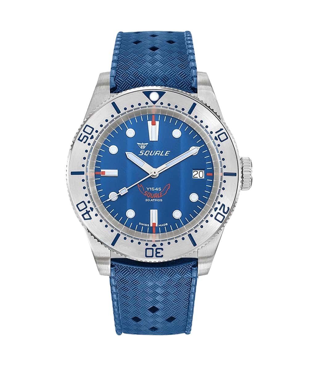 MONTRE SQUALE SERIE 1545 BLUE RUBBER