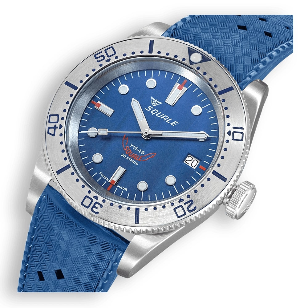MONTRE SQUALE SERIE 1545 BLUE RUBBER – Image 7
