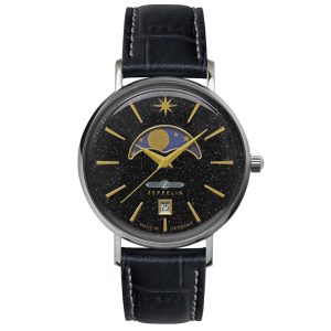 MONTRE ZEPPELIN LUNA SANDSTONE MOON PHASE