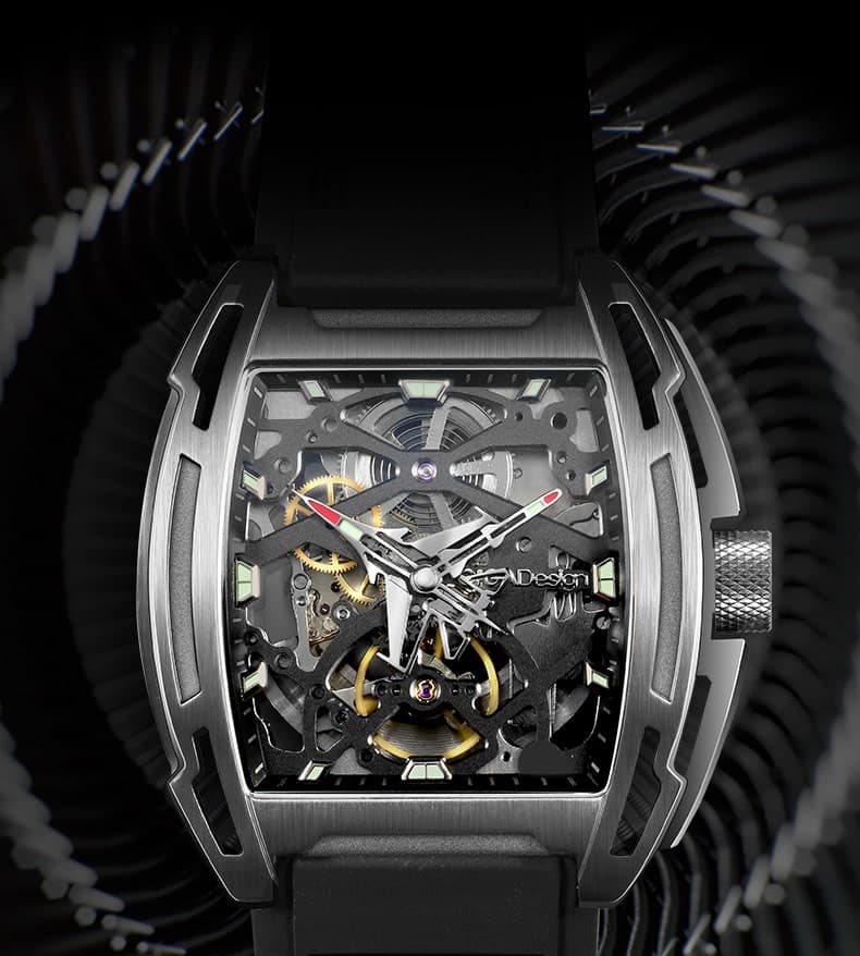 MONTRE CIGADESIGN AIRCRAFT CARRIER BLUE WRISTWATCH – Image 8