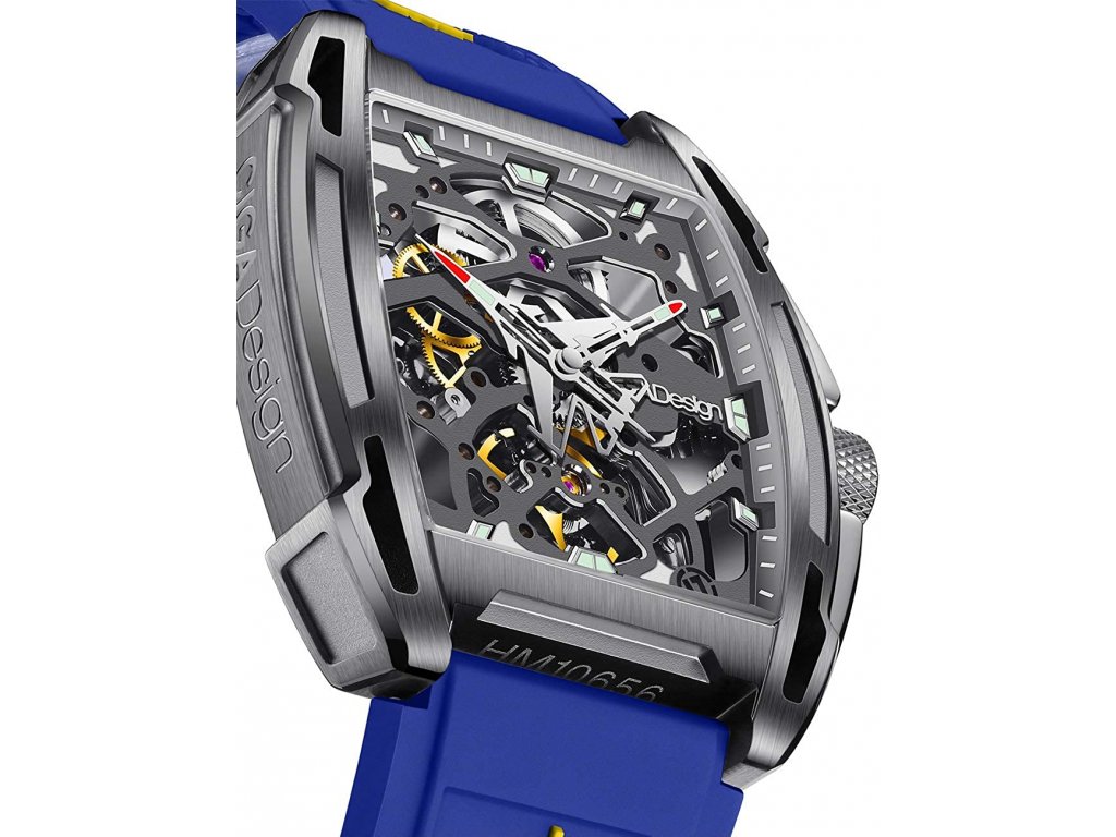 MONTRE CIGADESIGN AIRCRAFT CARRIER BLUE WRISTWATCH – Image 3