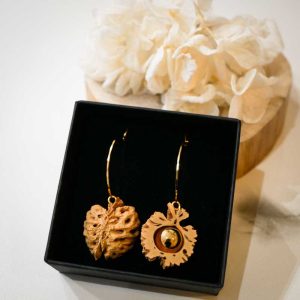 Virginie Fantino – Boucles d’oreilles « à demi »