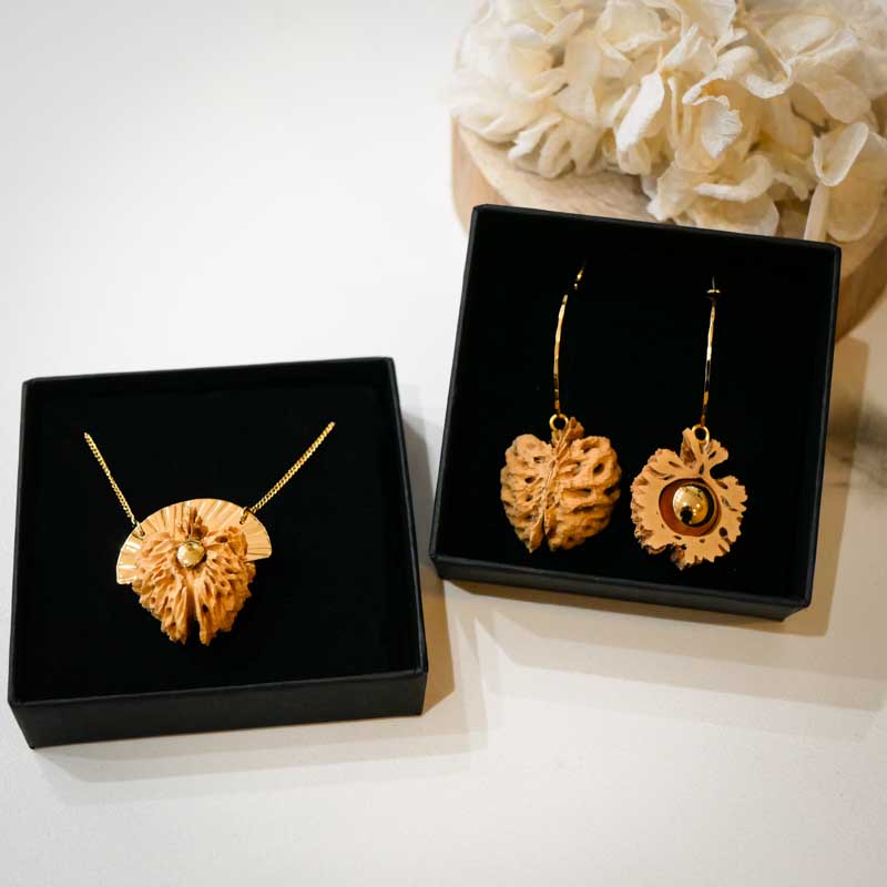 Virginie Fantino – Boucles d’oreilles « à demi » – Image 2