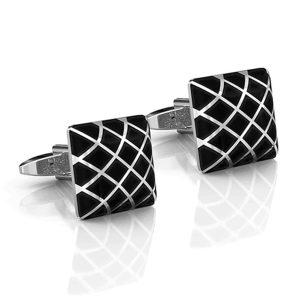 BOUTON DE MANCHETTE NOIR ONYX