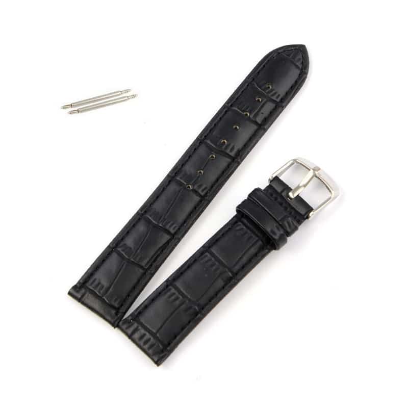 BRACELET CUIR VÉRITABLE NOIR – Image 4