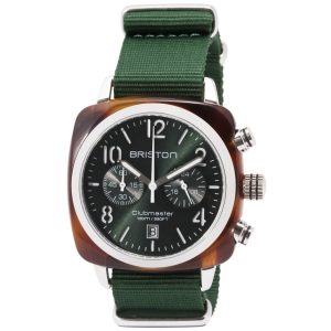 MONTRE BRISTON CLUBMASTER CLASSIC ACETATE BRITISH VERT