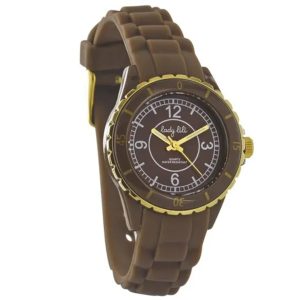 MONTRE LADY LILI EN PLASTIQUE MARRON