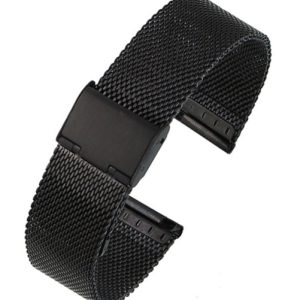BRACELET MAILLE MILANAISE NOIR