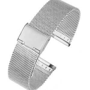 BRACELET ACIER MAILLE MILANAISE ARGENT