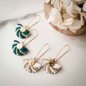 May & June – Grandes boucles d’oreilles Lotus