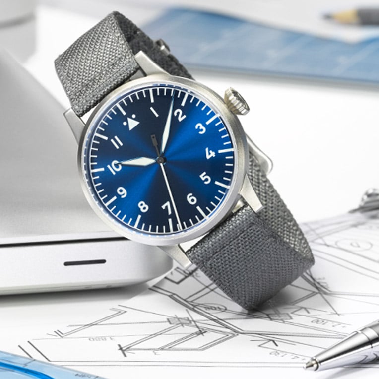 MONTRE LACO ORIGINAL MÜNSTER STUNDE BLEU 42 – Image 6