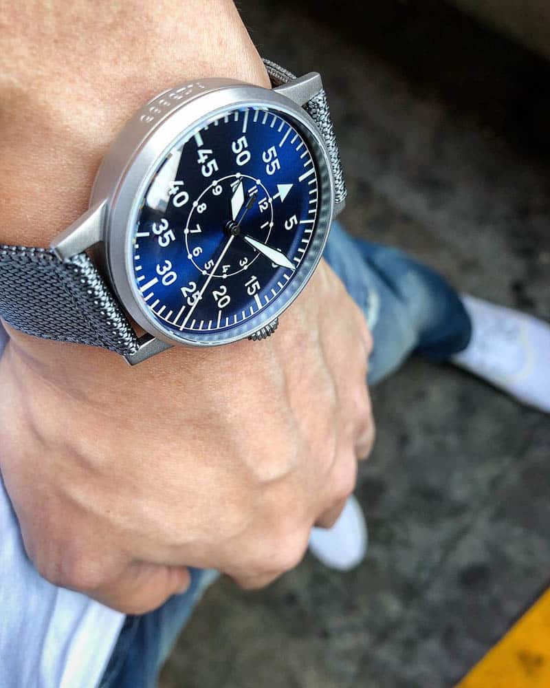 MONTRE LACO ORIGINAL PADERBORN STUNDE BLEU 42 – Image 9