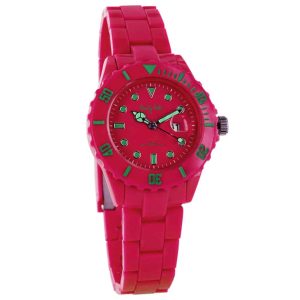 MONTRE LADY LILI EN PLASTIQUE ROSE