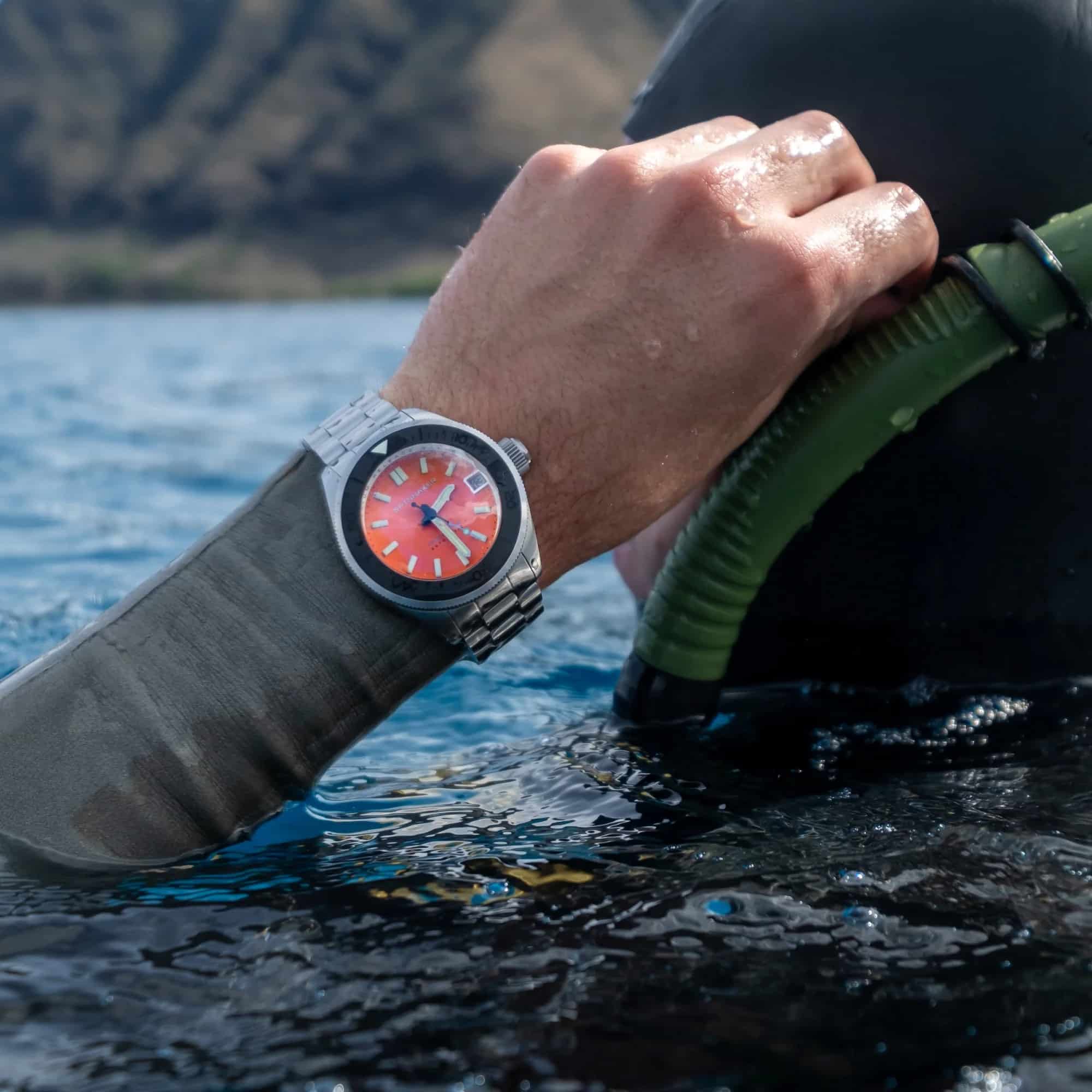 MONTRE SPINNAKER PICCARD AUTOMATIQUE ORANGE – Image 7