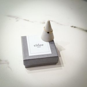 Titlee – Collection Broadway – Bague (noir)