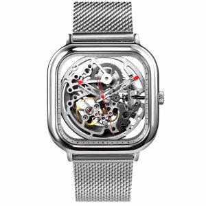 MONTRE CIGADESIGN FULL HOLLOW WRISTWATCH SILVER